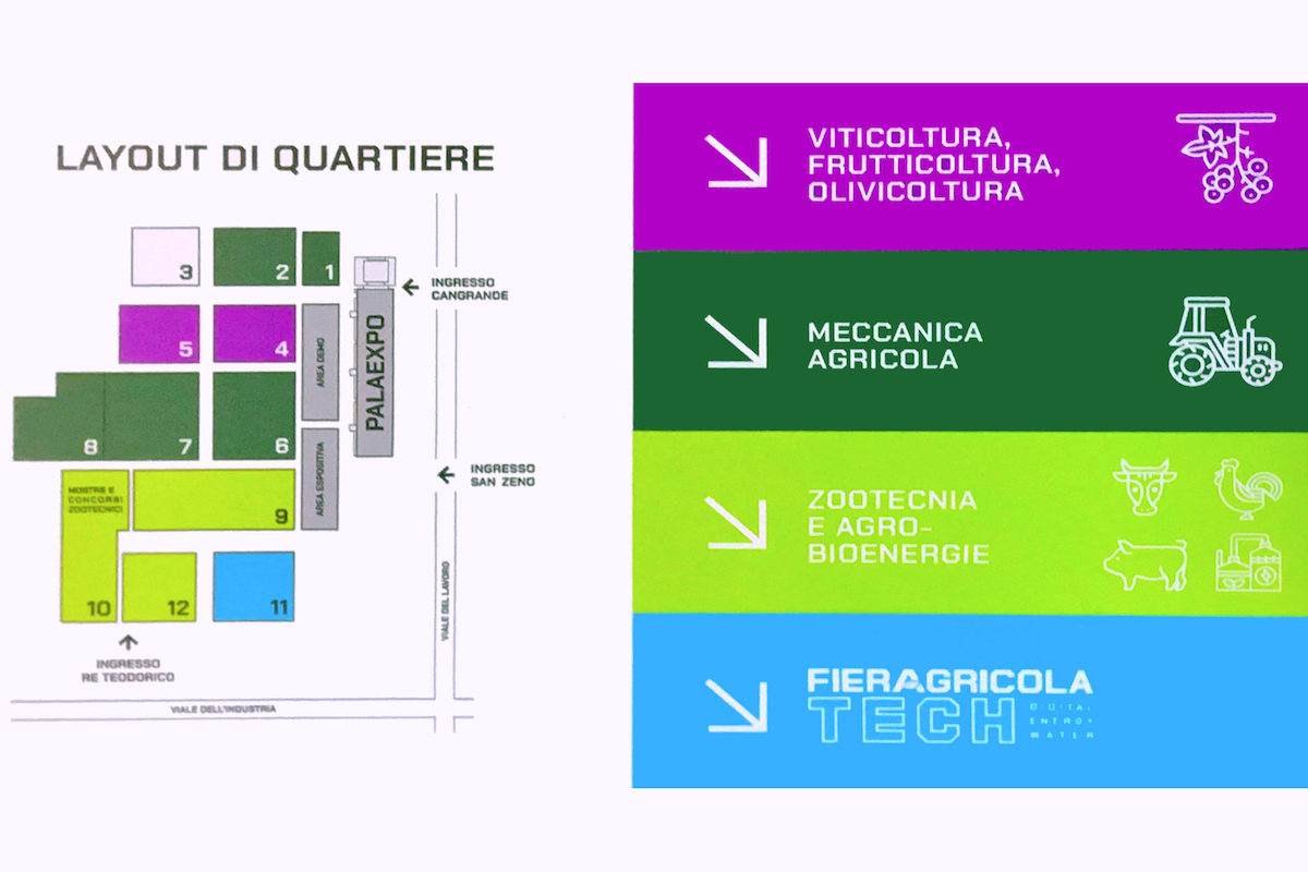 Novità per il prossimo anno è il nuovo layout espositivo di Fieragricola 2024